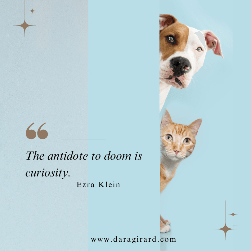 The antidote to doom is curiosity quote